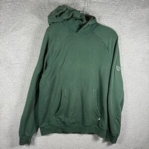 Paper Planes Greatness Is A Process Mens Green Raglan‎ Hoodie Sweatshirt Size M